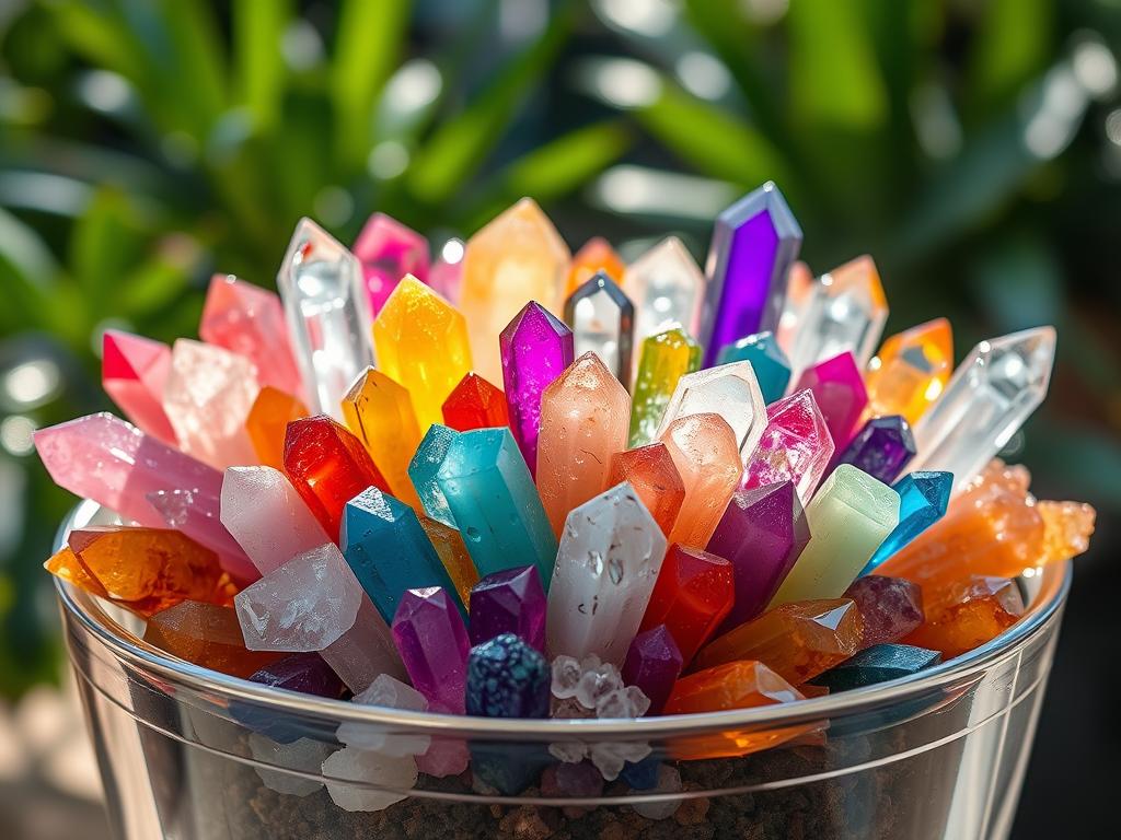 Crystal growing experiment
