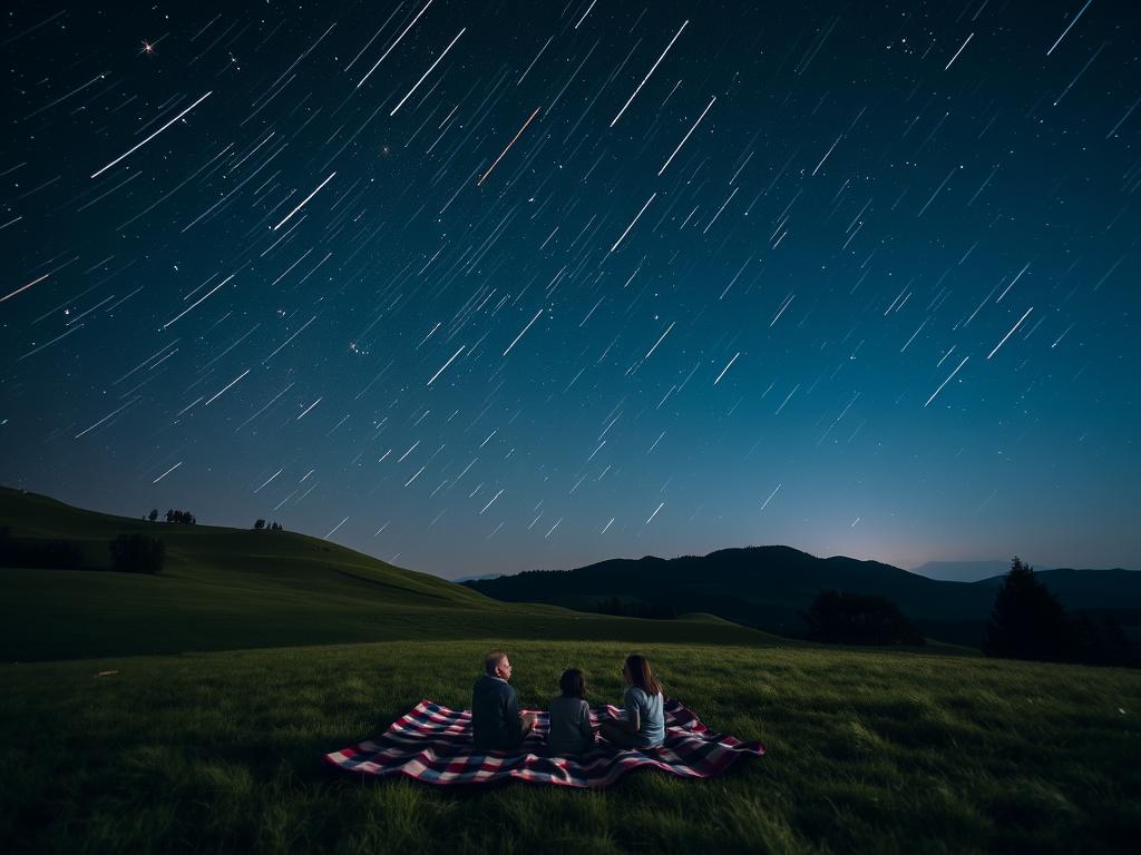 Meteor shower viewing