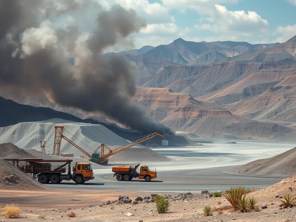 Mining carbon footprint