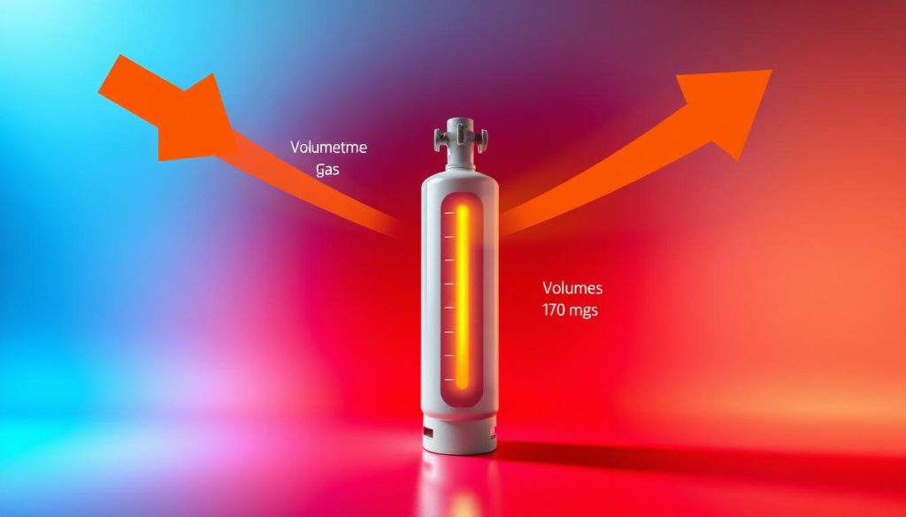 Volume and temperature relationship