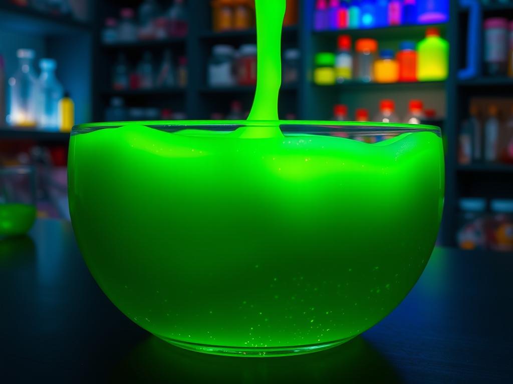 glow-in-the-dark slime