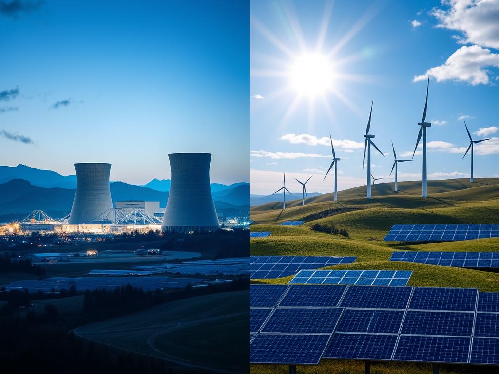 nuclear energy vs renewable sources