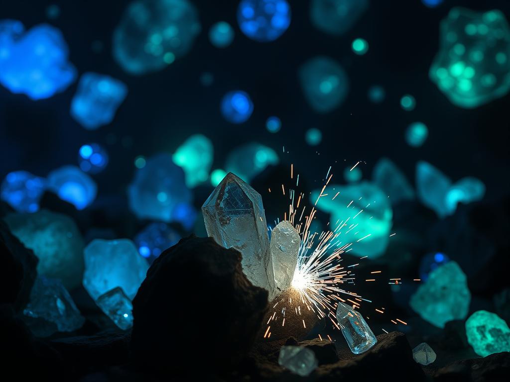 radioluminescence and triboluminescence
